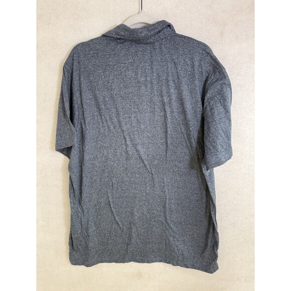 Rugby University Shirt Men Extra Large Blue V Neck Modern Preppy Short Sleeve XL - Picture 4 of 9